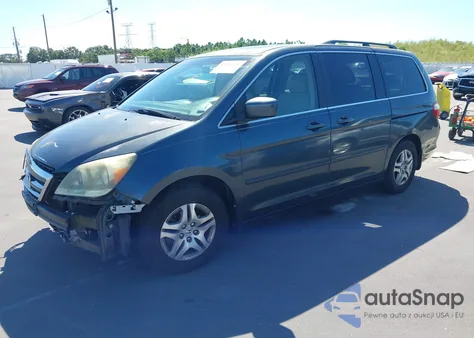 2006 Honda Odyssey Ex-L z USA, uszkodzony, nr VIN 5FNRL38626B066424